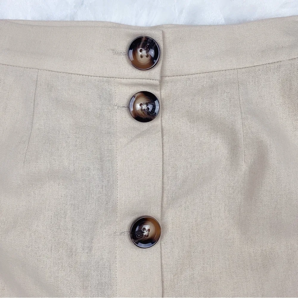 The Fifth Label Suburban Linen Skirt Sand Color - Image 6