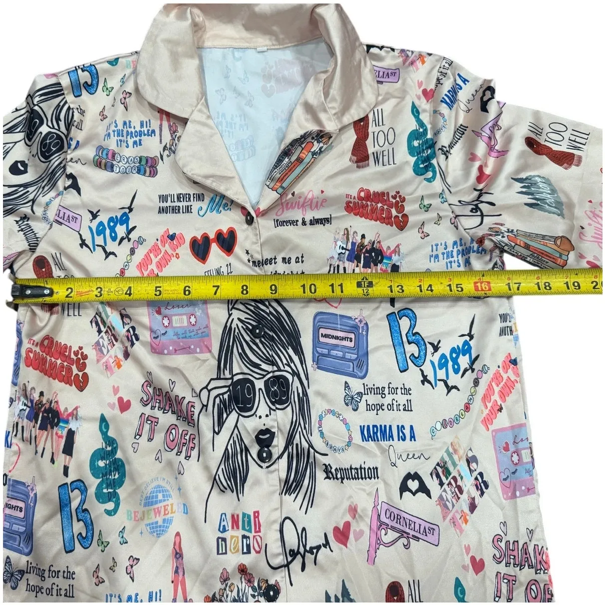 Taylor Swift Inspired Pajamas, READ DESCRIPTION Size XS - Image 5
