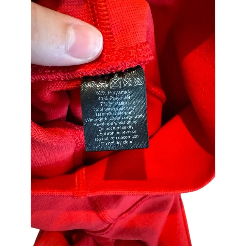 Alphalete OG Revival Formula Red Women’s XS Compression Workout Active Leggings - Image 7