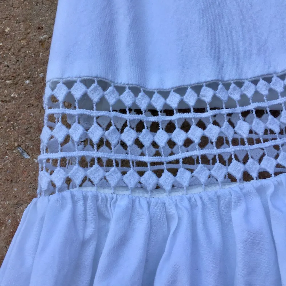 Rebecca Minkoff White Tess Fit And Flare Dress 6 - Image 4