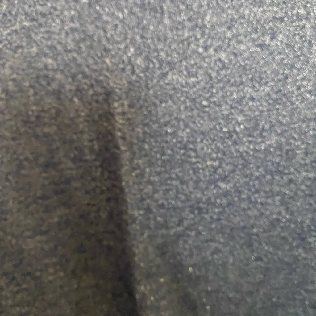 Faded Glory Womens Long Sleeve Top Shirt M 8 10 44” Navy Blue Silver Metallic - Image 4