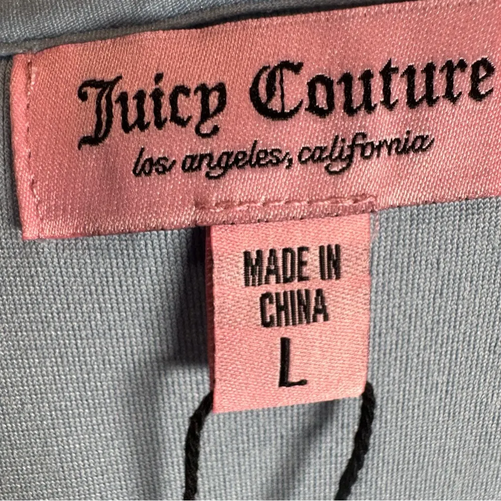 OG frosted ice blue rhinestone one zip up hoodie size large NWT - Image 12