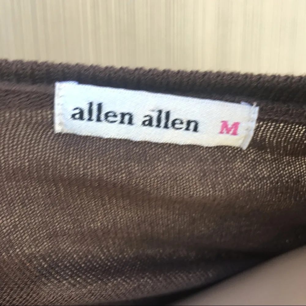 Allen Allen Soft brown  cardigan - Image 4