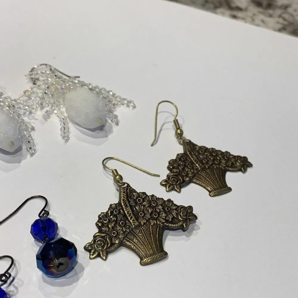 Lot Of 5 Pretty Costume Vintage - Image 5