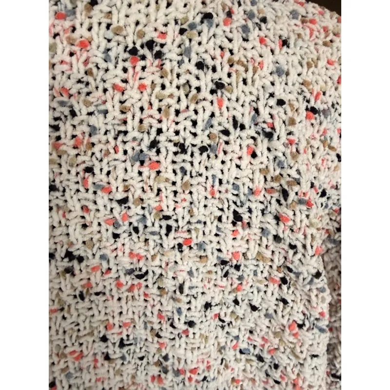 Moon & Madison Speckled Knit Sweater Pullover Oversized Cropped Size M Size M - Image 4