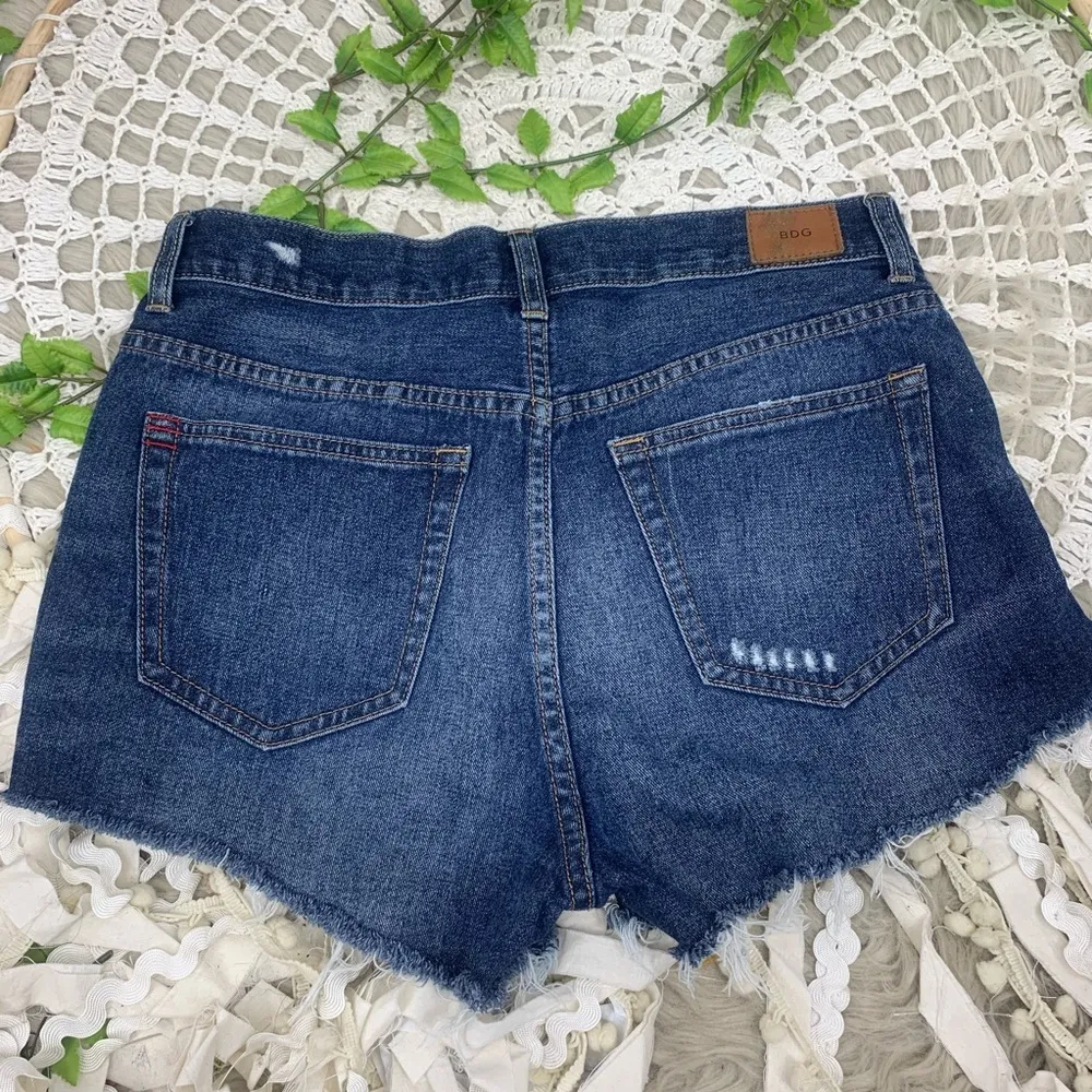 Urban Outfitters BDG Button Fly Distressed Shorts - Image 3
