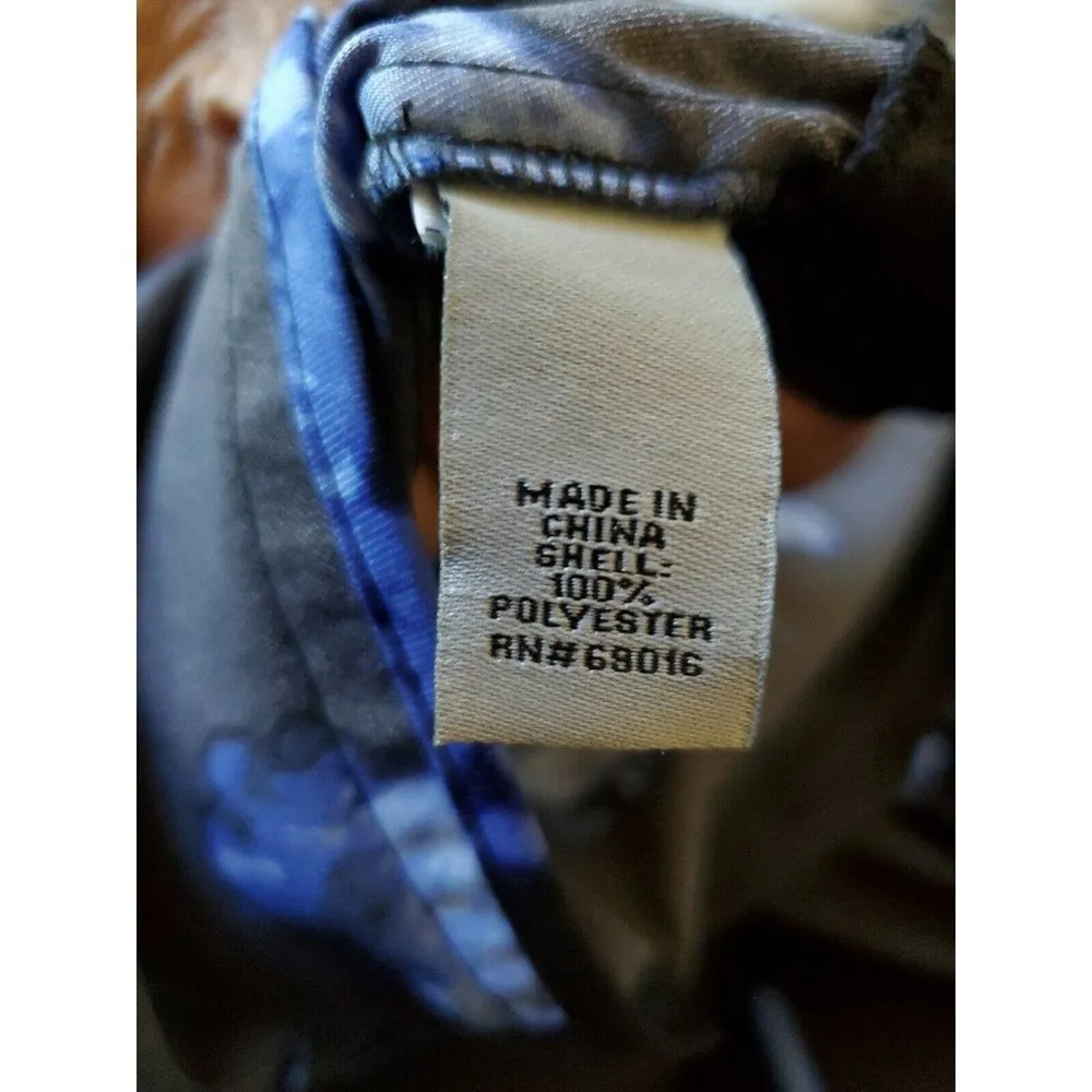 RUFF HEWN GREY- BLACK W/ BLUE FLORAL JACKET - Image 5