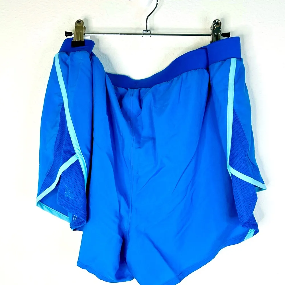 Under Armour Blue Athletic Running Shorts XXL Lined Stretch Waist 3.5” Inseam - Image 6
