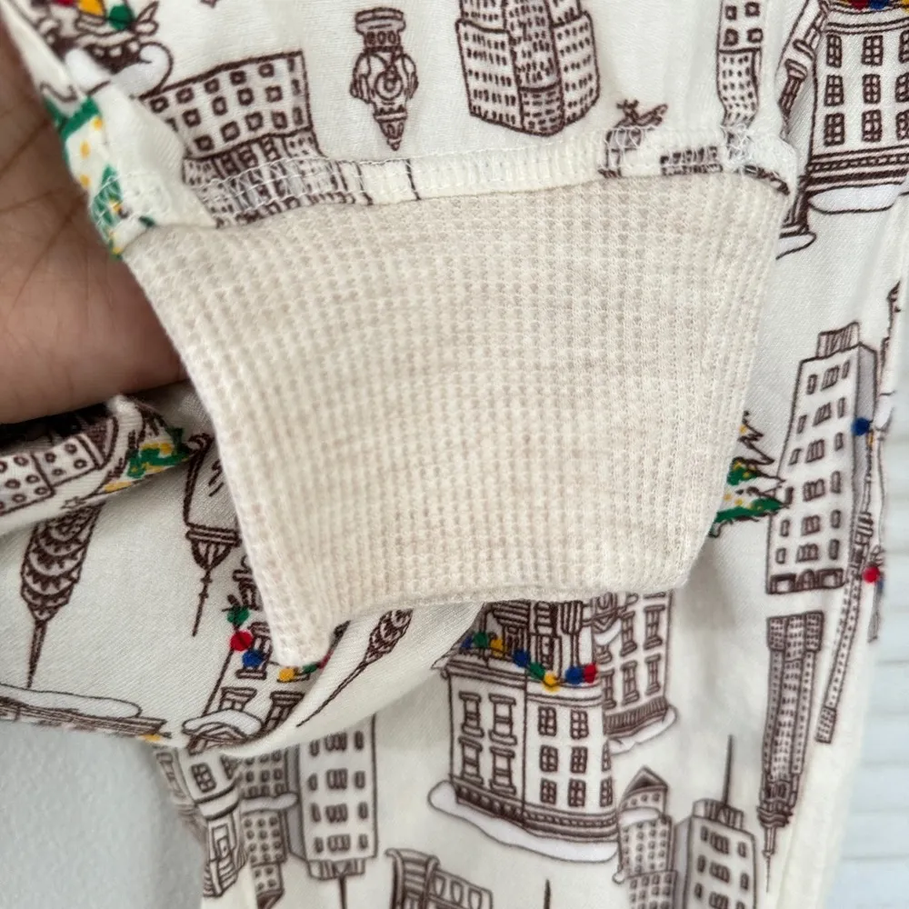 New American Eagle women’s NYC Pajama lounge pants Brown X - small - Image 5