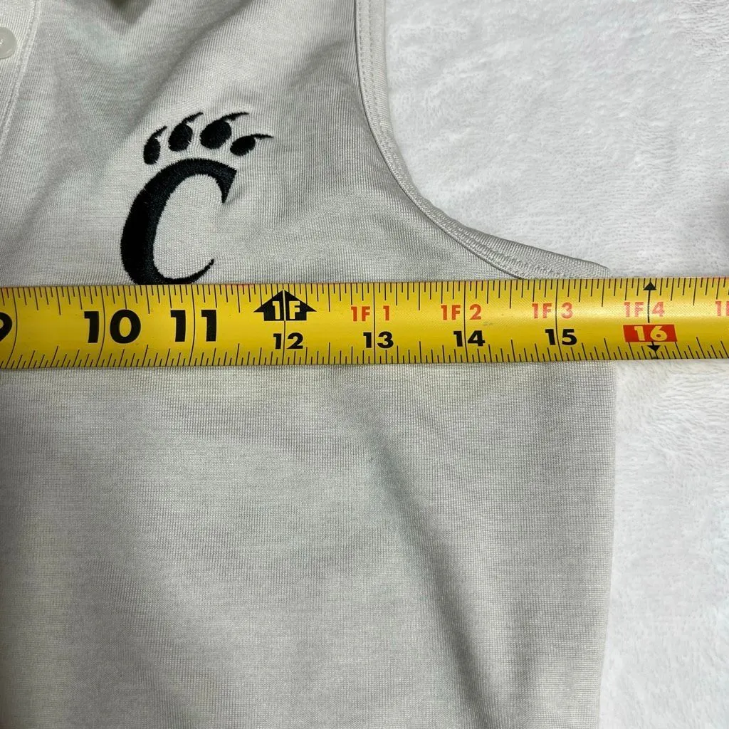 Under Armour Cincinnati Bear Cats Collared Polo Sleeveless Fitted Small Wmen - Image 7