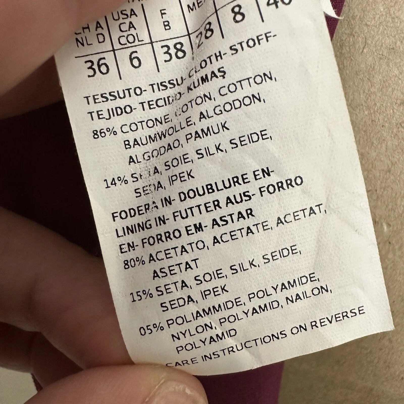 MaxMara Mini Sheath Dress Pink Italian Silk Blend Abstract Floral Print size 6 - Image 11