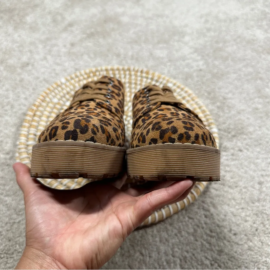 Dirty Laundry Women’s Melodies Oxford Platform Shoes in Cheetah Print 7.5 - Image 7