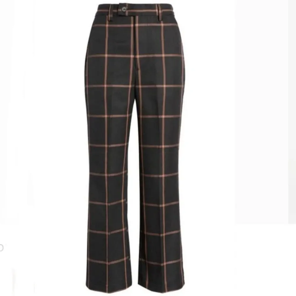 Levi's Math Club Flare High Waisted Trouser Pant Black Bonnie‎ Plaid 27 X 29 - Image 5