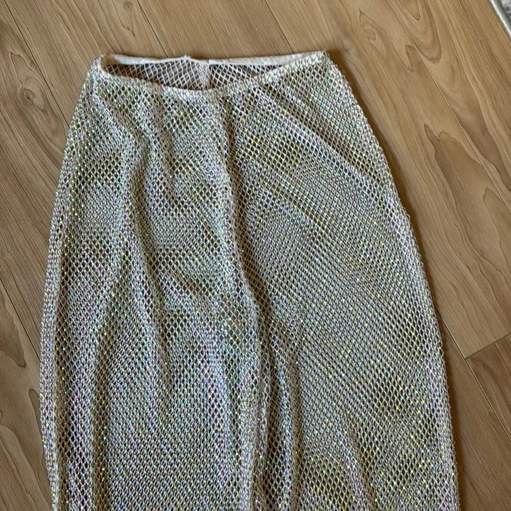 Rhinestone Mesh Pants - Image 3