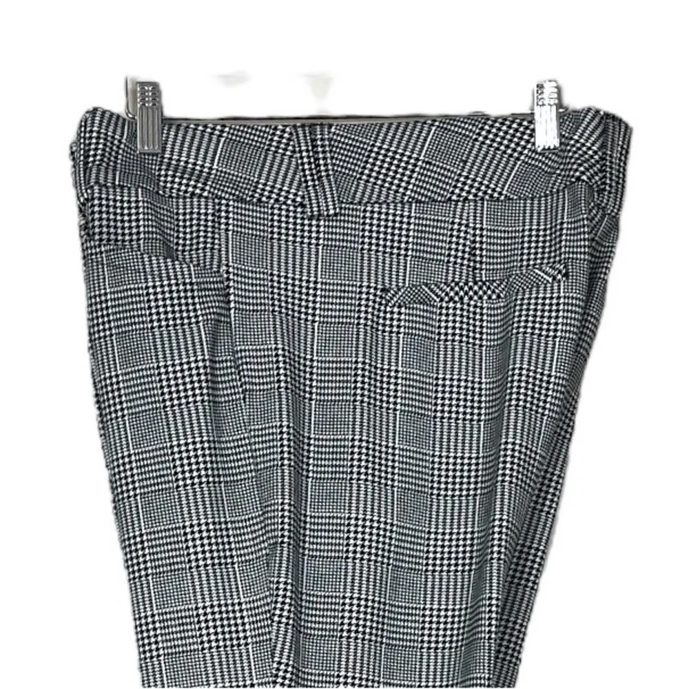 Torrid Pants Ponte Knit Stretch Mid Rise Bootcut Black Plaid Women Plus Size 18 - Image 8