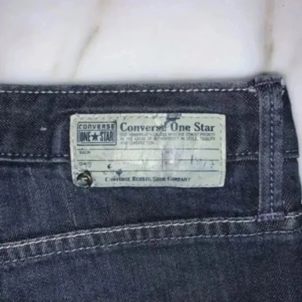 Converse Women's Blue 1974 Straight Leg Jeans - Image 6