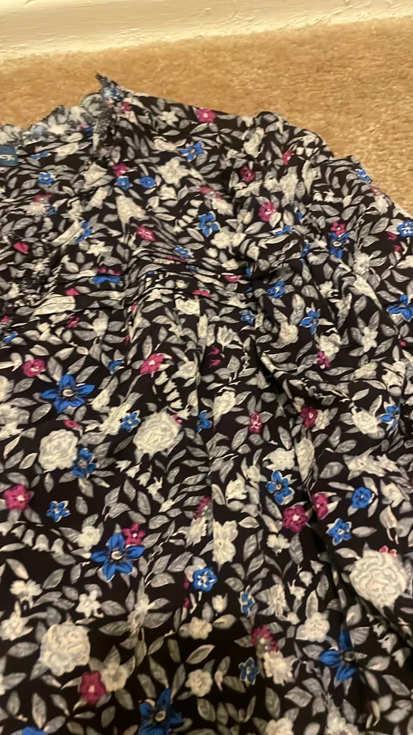 Floral Long Sleeve Democracy Blouse size 2X - Image 3