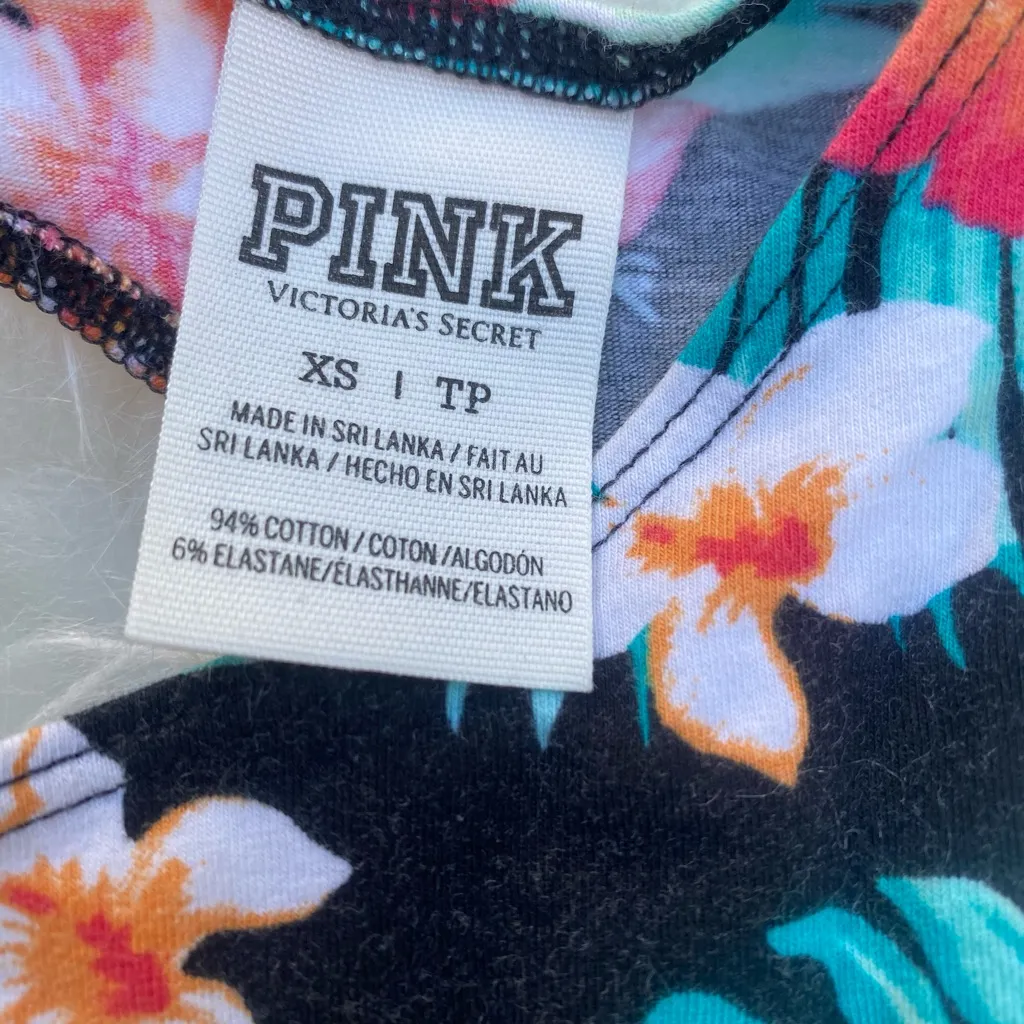 PINK Juniors Tropical Sundress Sz XS - Image 7