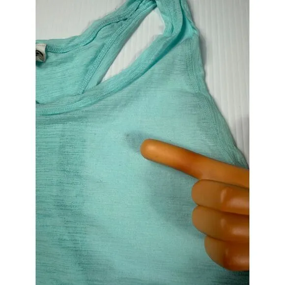 Scorpio sol Cool Racerback Tank Top Mint Green Athletic Workout Yoga Running m - Image 3