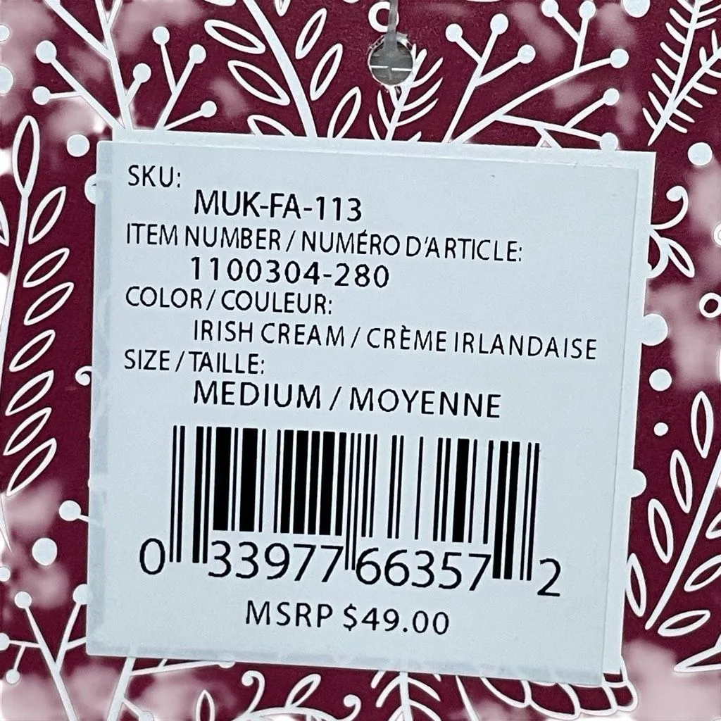 Muk Luks Kirstey Platform Slide Slippers Women’s 7/8 Tan Fluffy Irish Cream NEW - Image 9