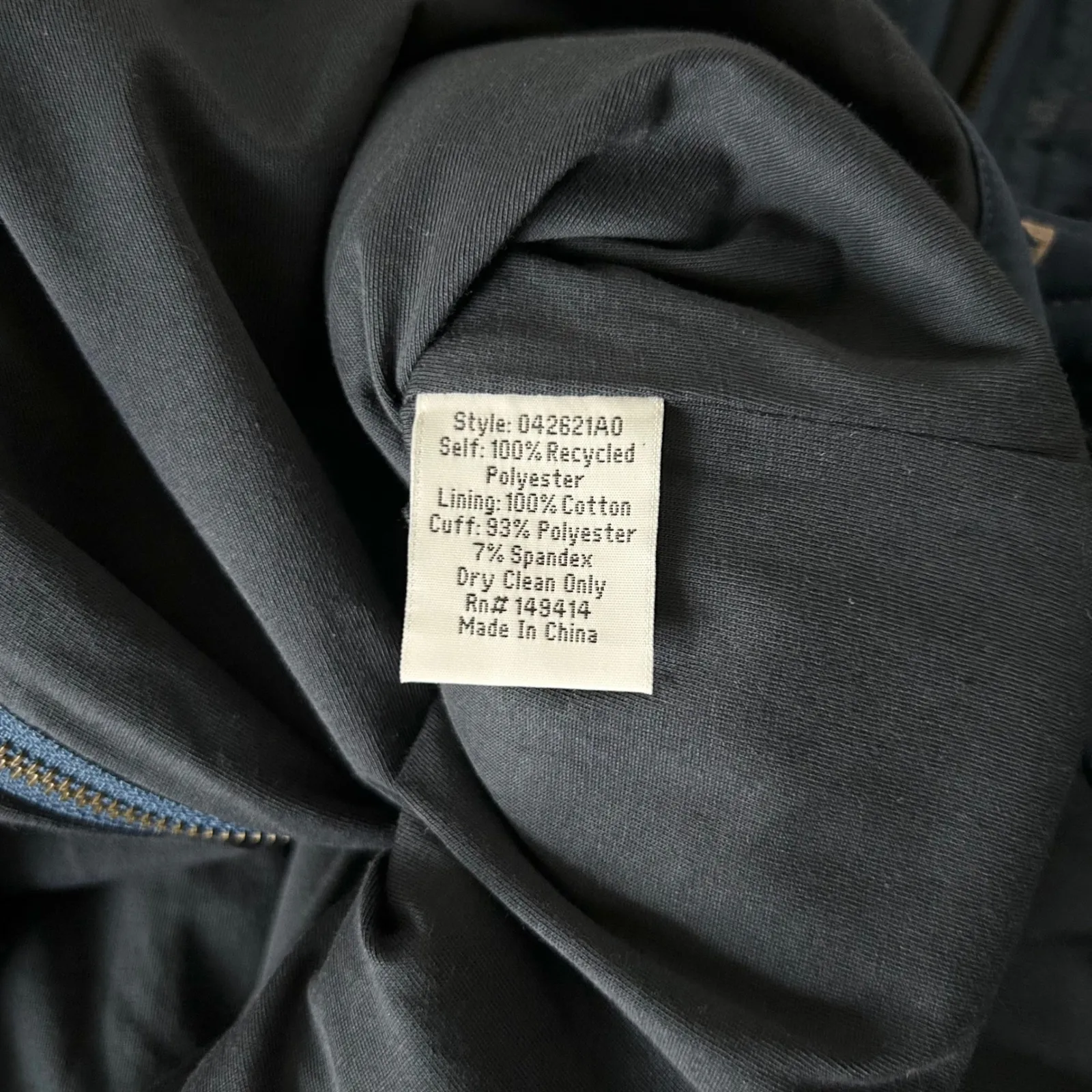 NEW Johnny Was Calme Yessi Quilted Astrology Soft Shell Jacket Navy Blue Medium - Image 7