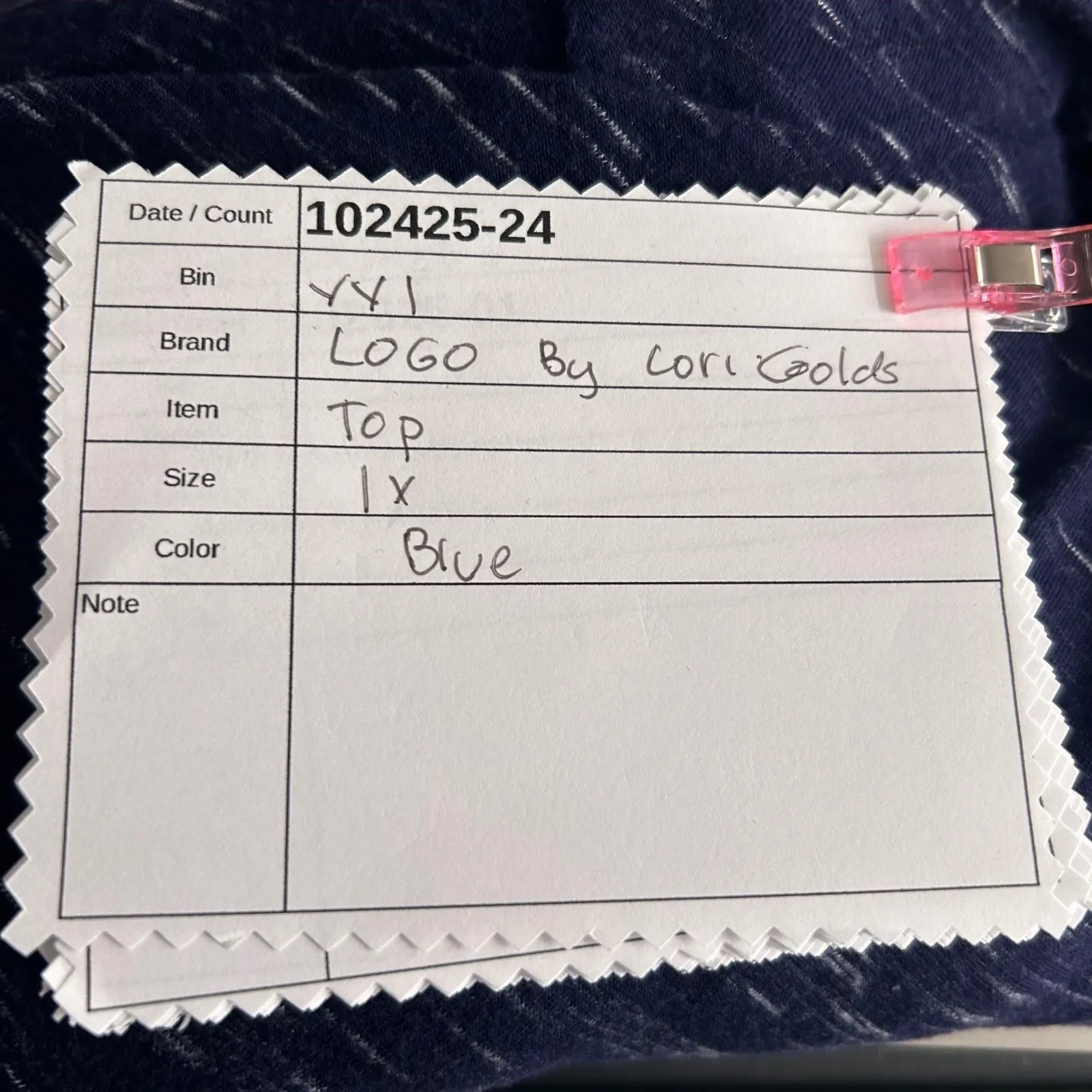 Logo by Lori Goldstein Cowl Neck Tunic Top Blue 1X - Image 11