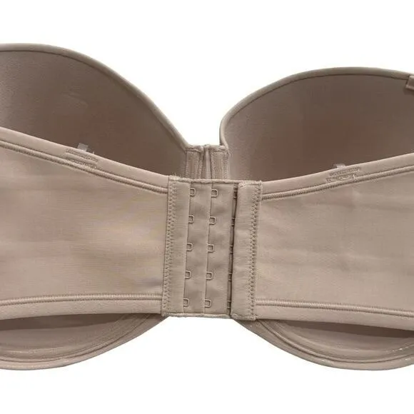 NEW Vanity Fair Beauty Back Strapless Bra in Rose Beige Women's Size 40DDD - Image 8