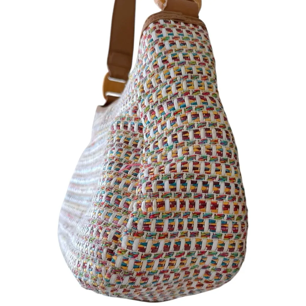 Fossil Woven Textured Multicolor Small Shoulder Bag - Image 7