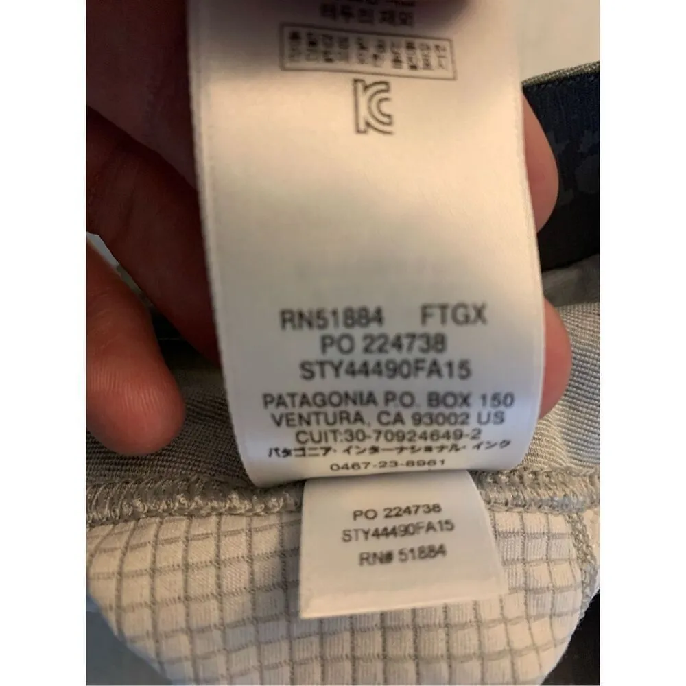 Patagonia Midweight Capilene baselayer leggings pants gray size small 44490 - Image 6