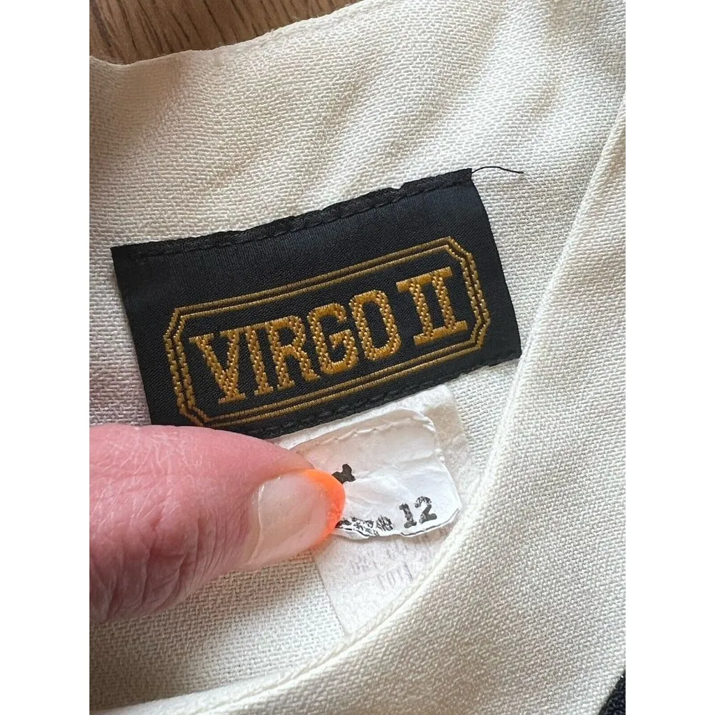 Virgo II Sheath Party Dress Size 12 Black Mobwife Zip‎ Back Formal Party Classic - Image 6