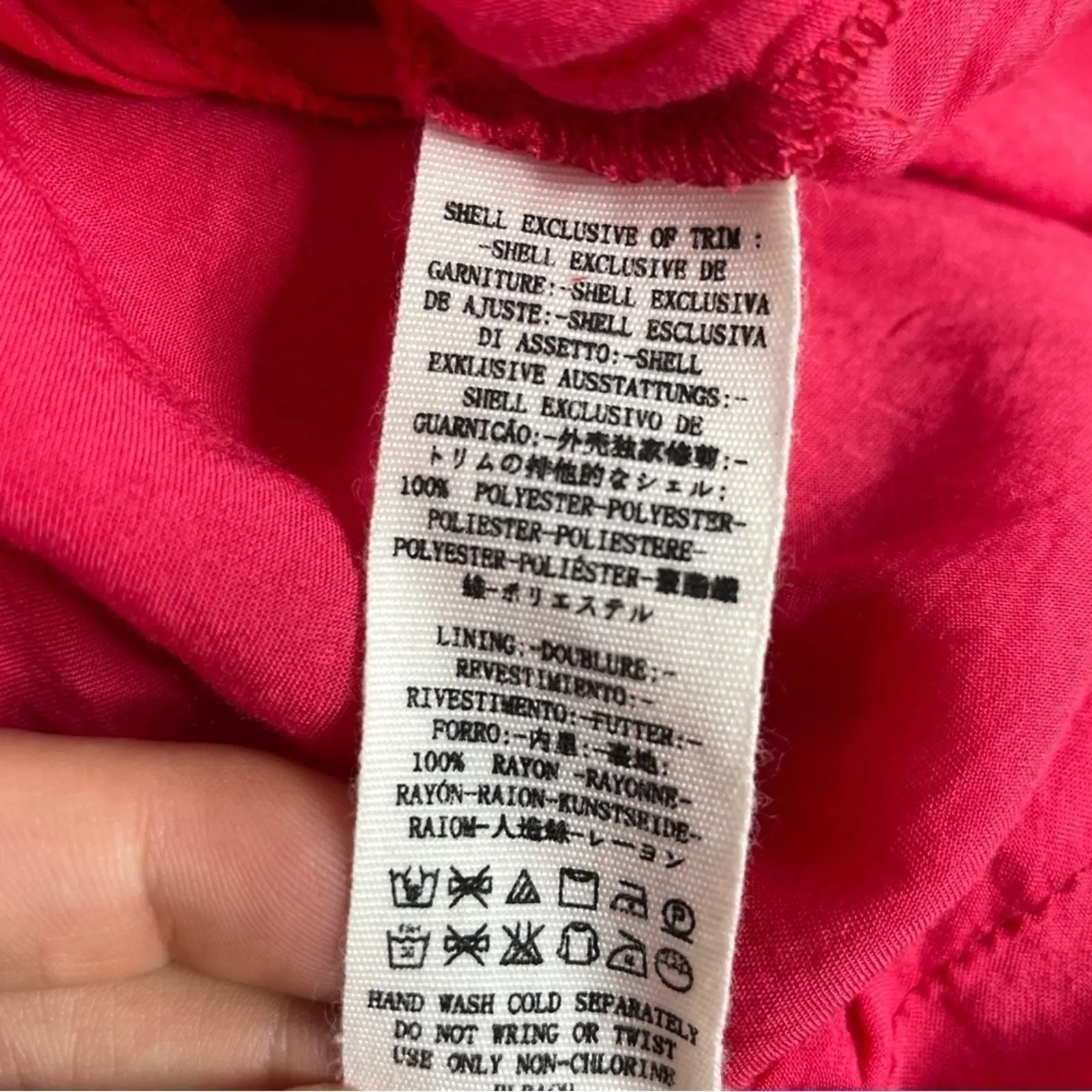 FREE PEOPLE Dress Womens Size 2 Cherry Red Crochet Mini Holiday Date Valentines - Image 12