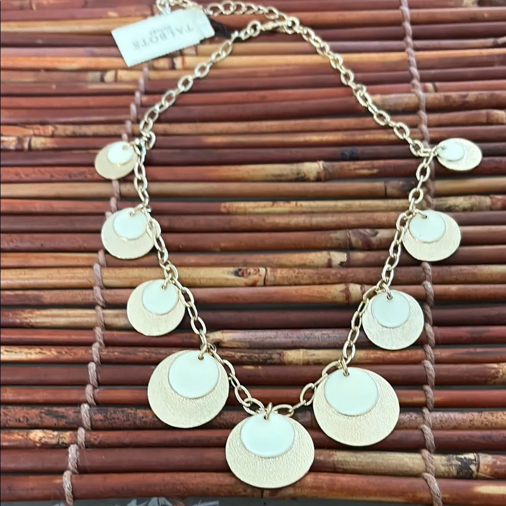 Talbots Gold Layered Disc Necklace - Image 3