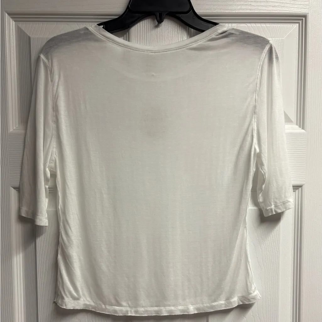 NWT Free People Intimately Ivory Basic Top Size Small - Image 3