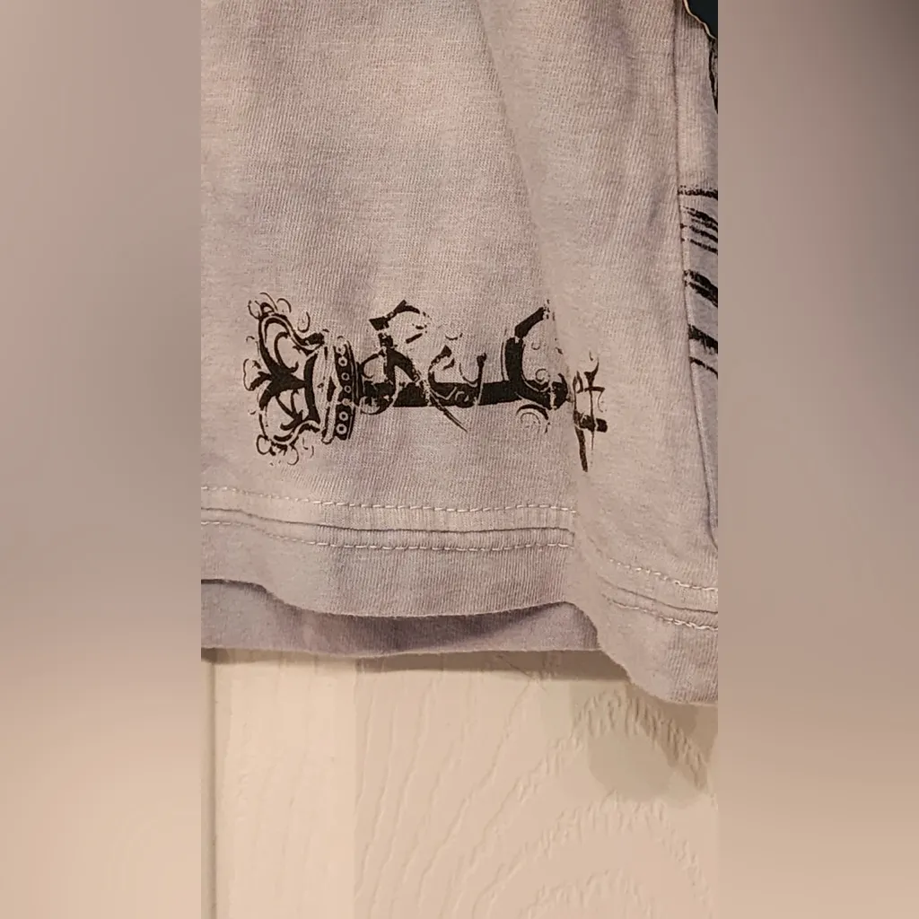 Key Closet Dragon Fine Jersey Polo Crystal Women’s Purple Shirt Size Medium - Image 10