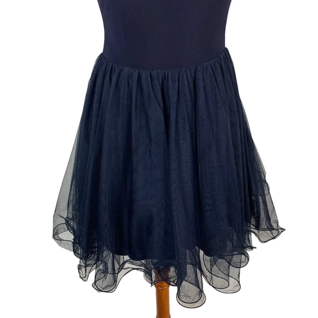 Blondie Nites Prom Dress Womens 7 Navy Sleeveless Flare Formal Evening - Image 3