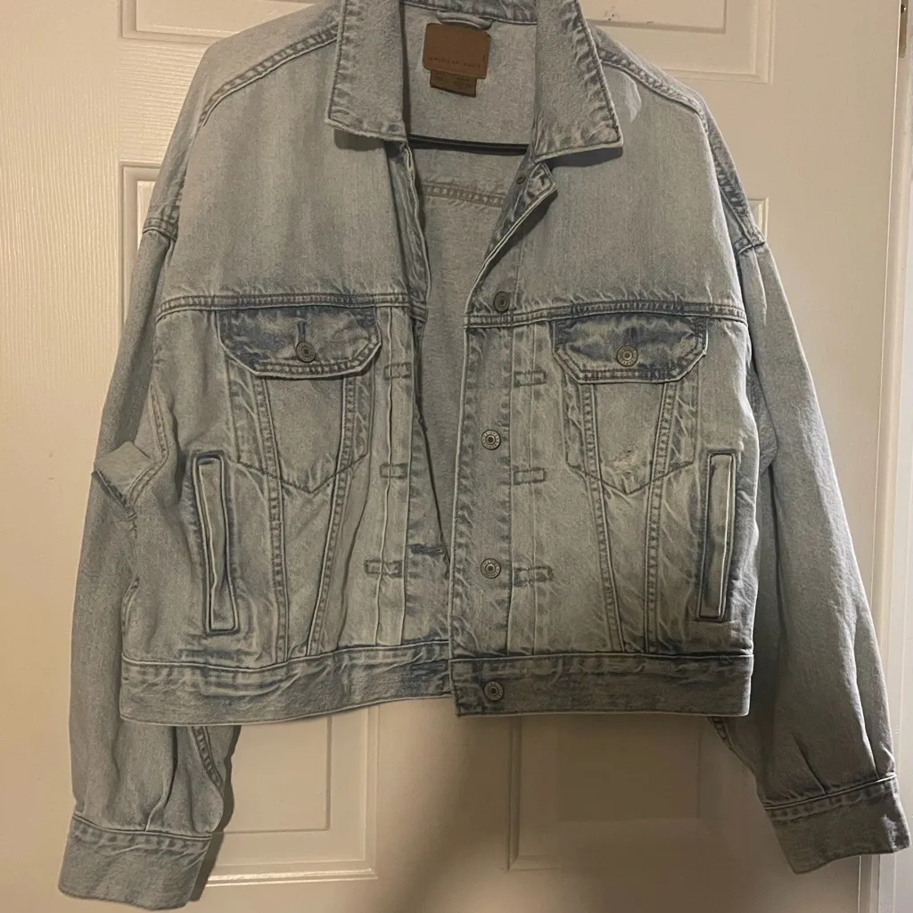American Eagle  Outfitters Light Blue Denim Jacket - Image 2
