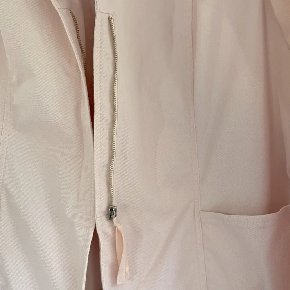 Draper’s and Damon’s baby pink stretch zip front jacket blazer size XL - Image 7