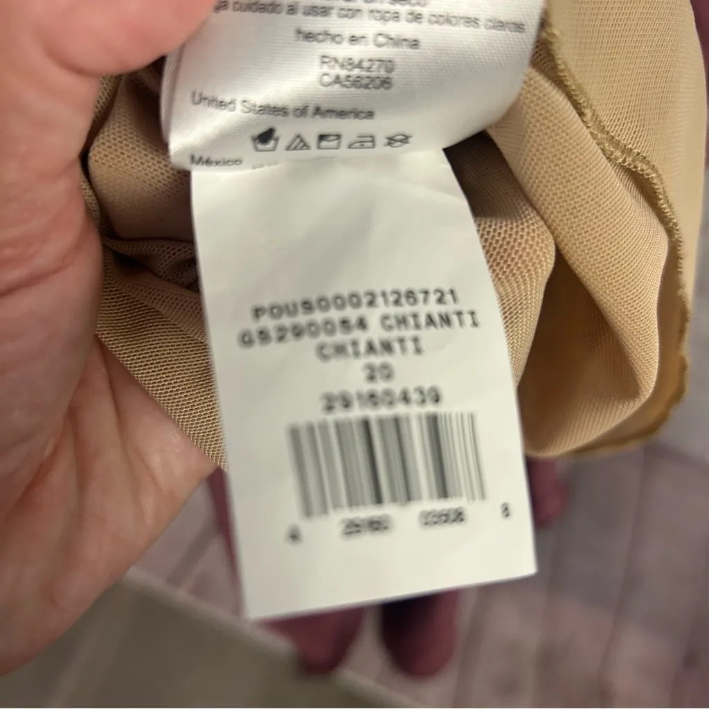 GALINA Signature New Chianti Prom Dress gown event bridesmaid size 20 Pink - Image 2