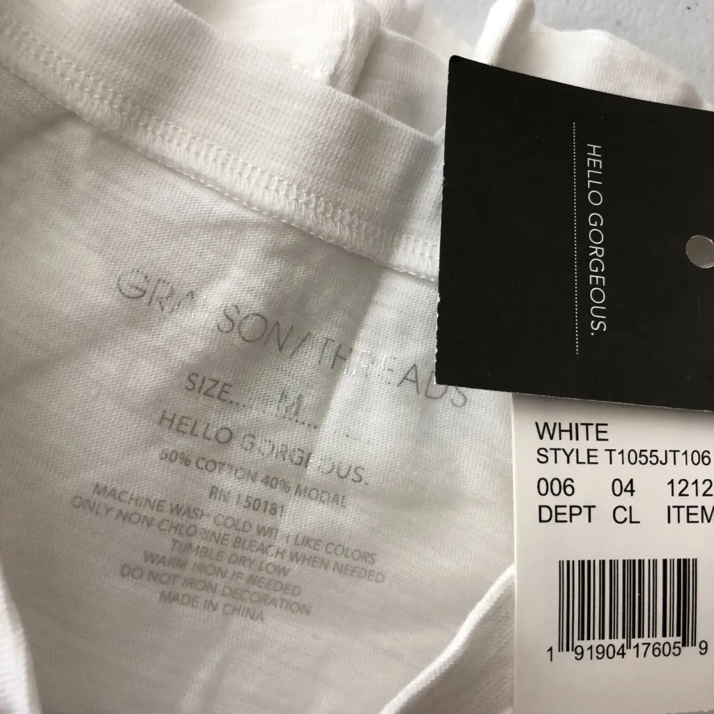 Grayson Threads Womens T Shirt Here For The Bride Short Sleeve White M - Image 3