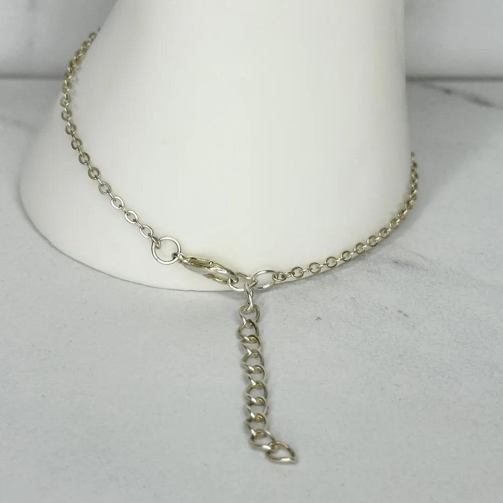 Silver Tone Anchor Anklet Ankle Bracelet - Image 4