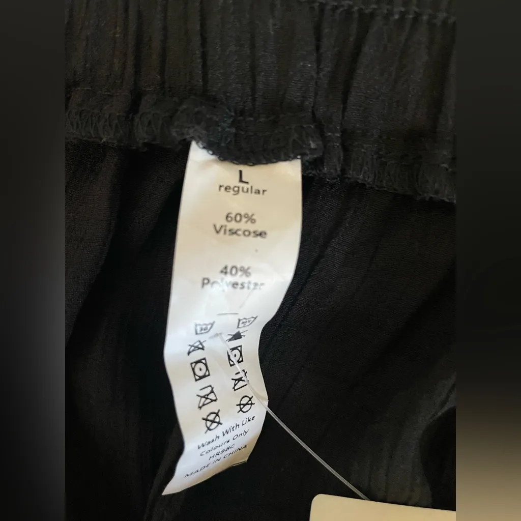 Halara High Waisted Drawstring Pocket Flowy Midi Casual Skirt - Image 9