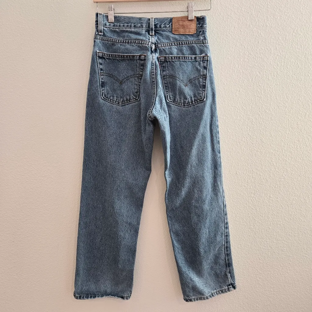 Vintage Levi’s 569 women’s Jeans size 12 loose fit regular medium orange tab - Image 4