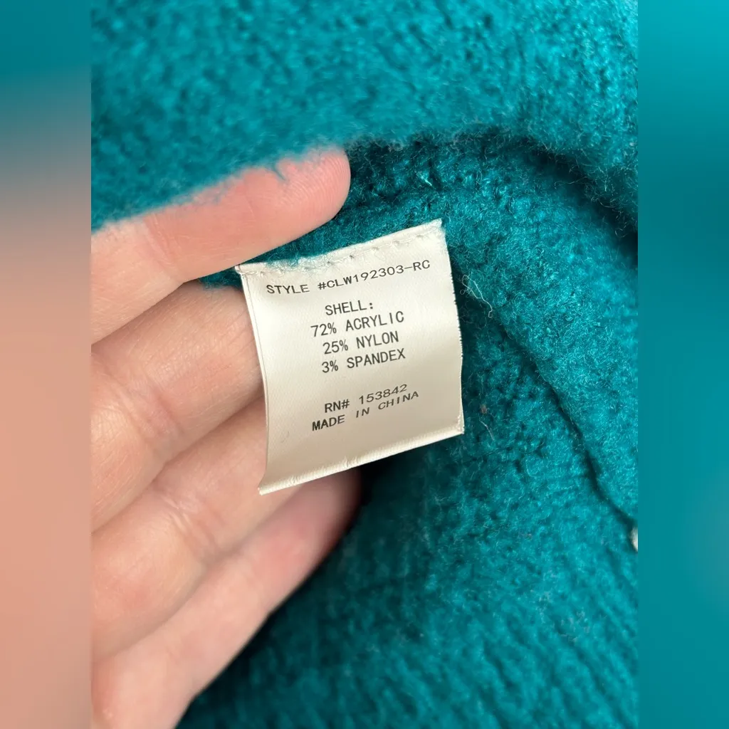 Code x Mode Verbiage Woman’s Print Trés Chic Casual Soft Cozy Sweater Size Small - Image 6