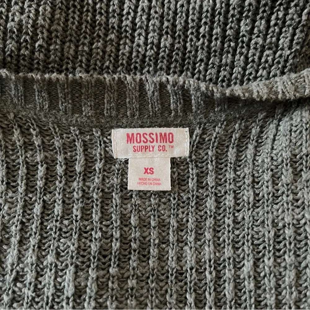 Mossimo Supply CO. Olive Green Sweater Cardigan Size XS - Image 2