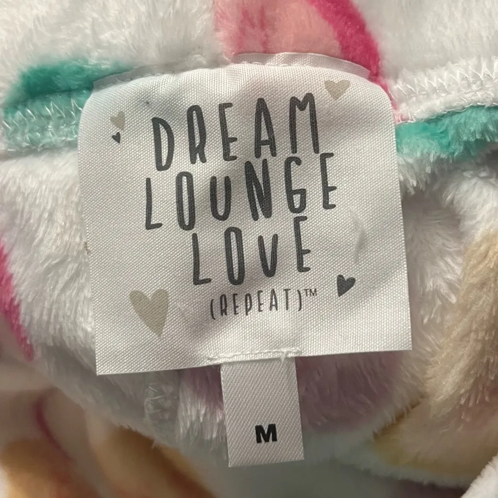 Conversation heart fuzzy pj pants Size M - Image 4