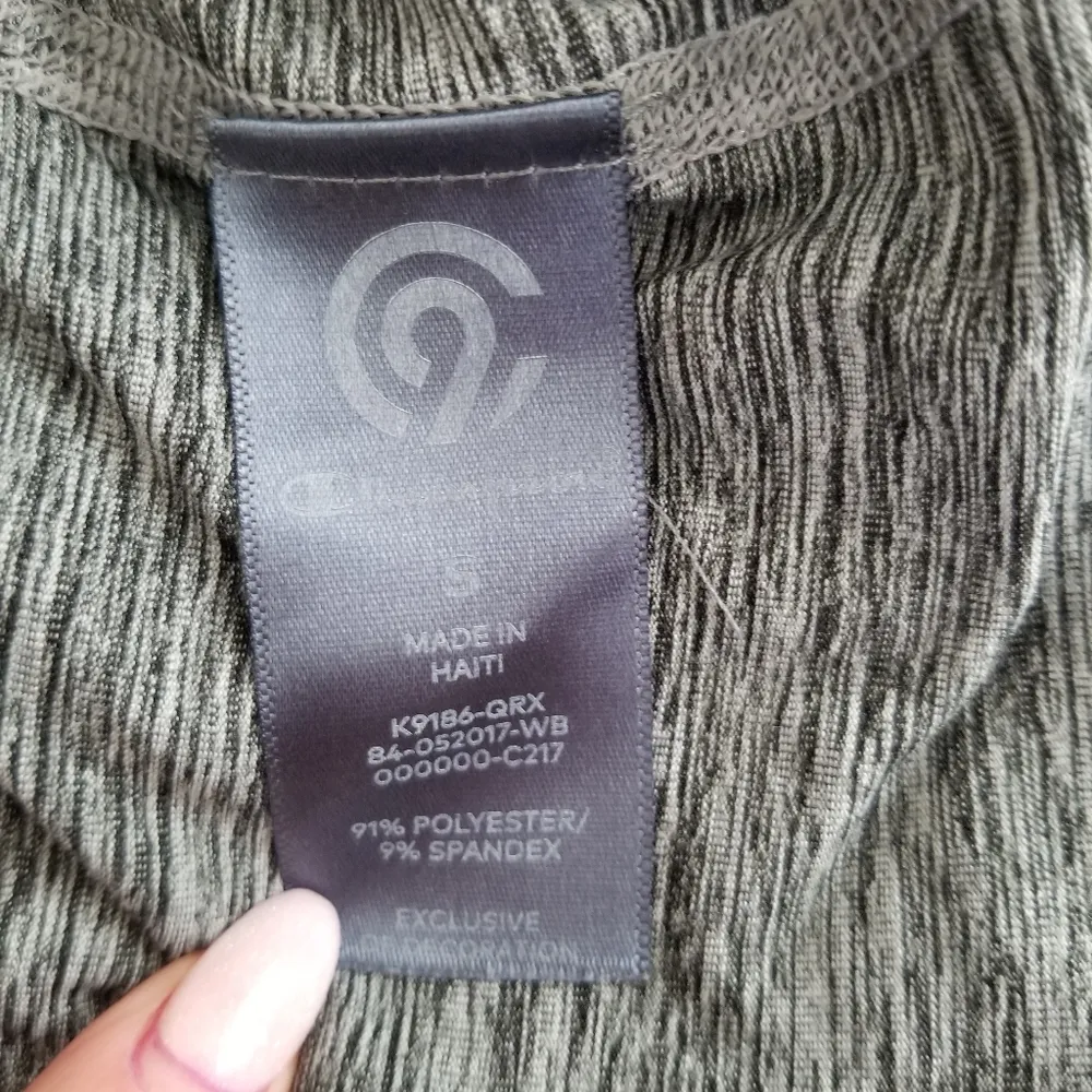 Champion Twist Back Athletic Tank Top Gray Size Sm - Image 3