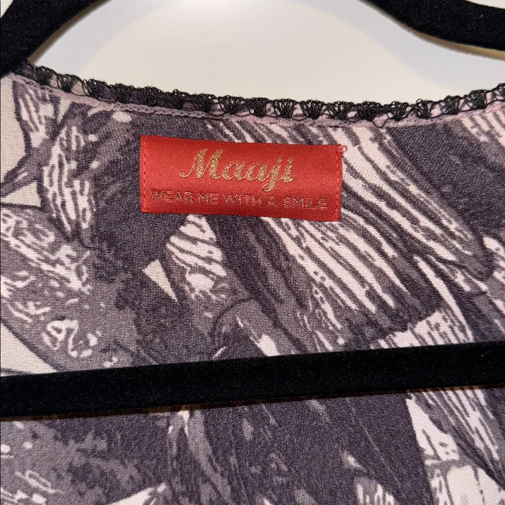 Maaji purples and lilacs Kimono Cardigan one size - Image 2
