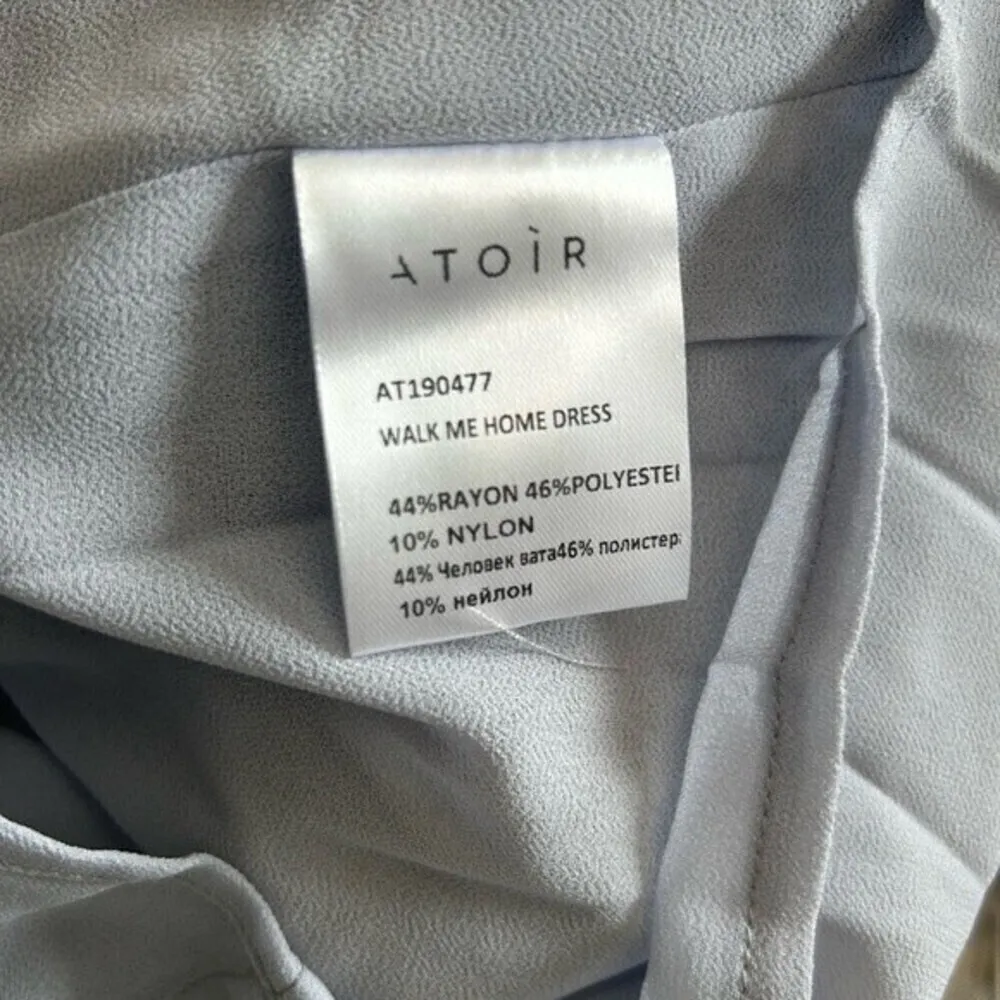 Atoir Walk Me Home Cocktail Mini Dress in Gray Size 4 - Image 7