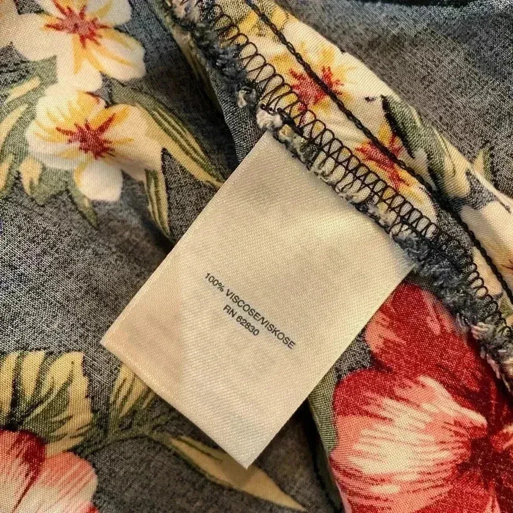 Lands End x Hoffman California Fabrics Sleeveless Hawaiian Print Dress Size 6 - Image 9