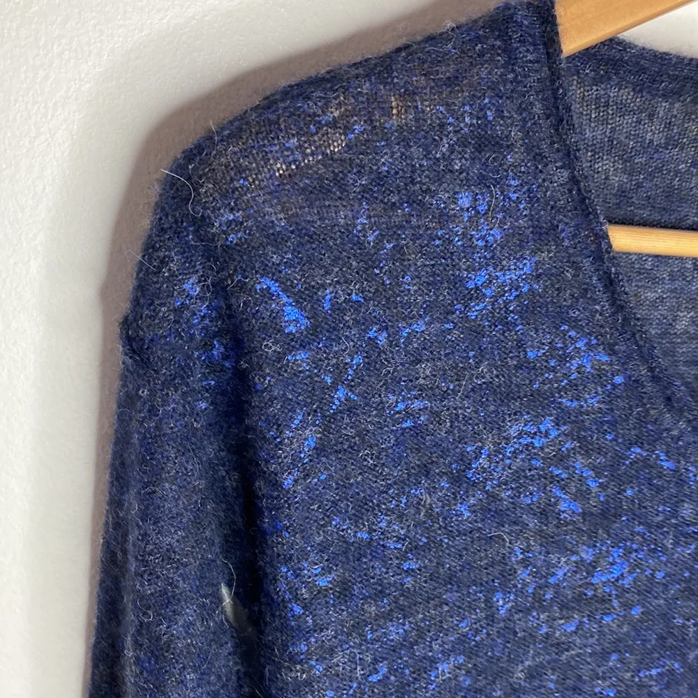 Skin alpaca blend metallic splatter navy v - Image 95